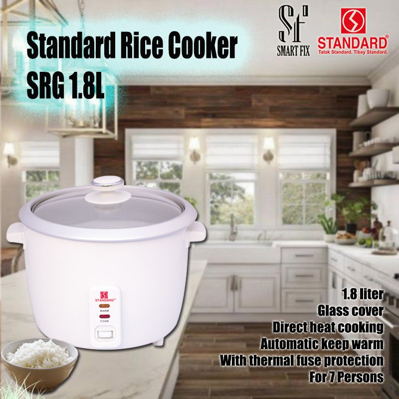 Standard Rice Cooker SRG 1.8L for 7 Persons Shopee Philippines