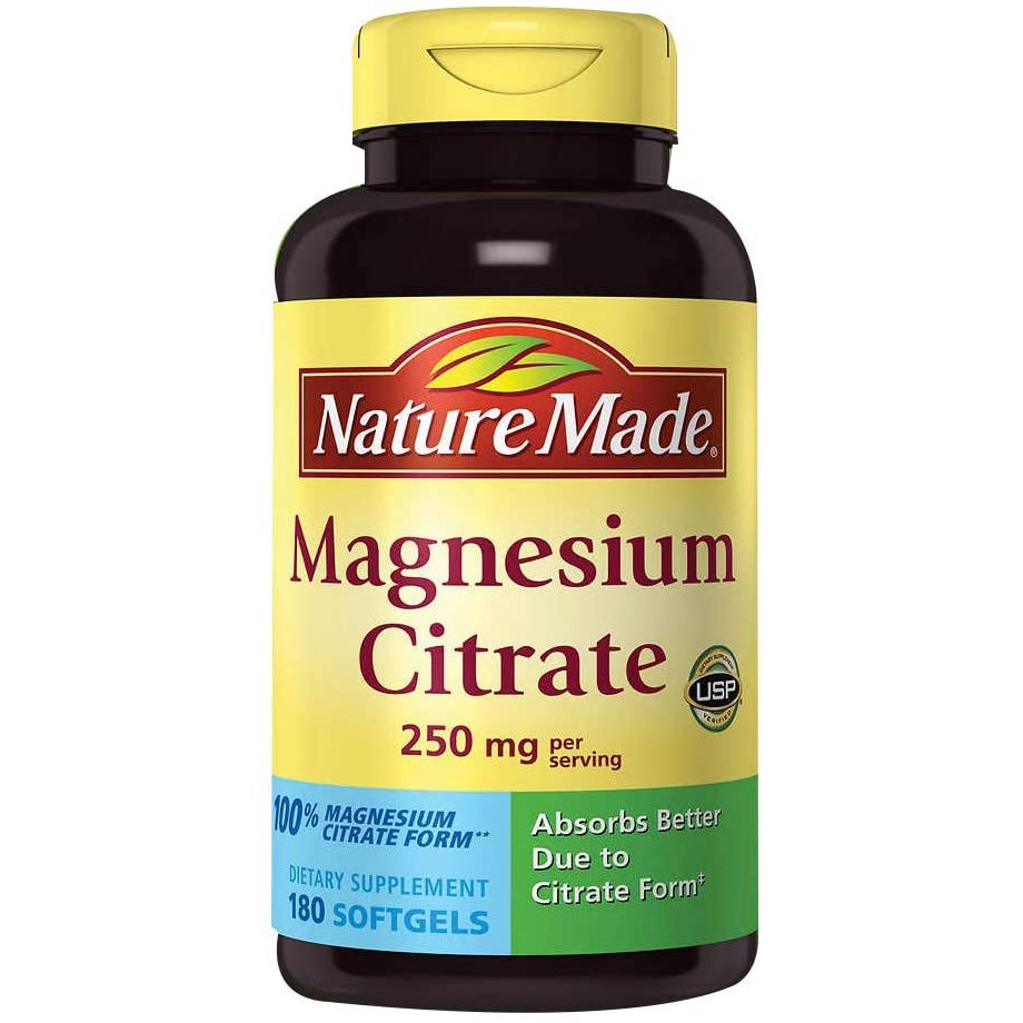 Nature Made MAGNESIUM CITRATE 250 mg 180 softgels 100 AUTHENTIC! Shopee Philippines
