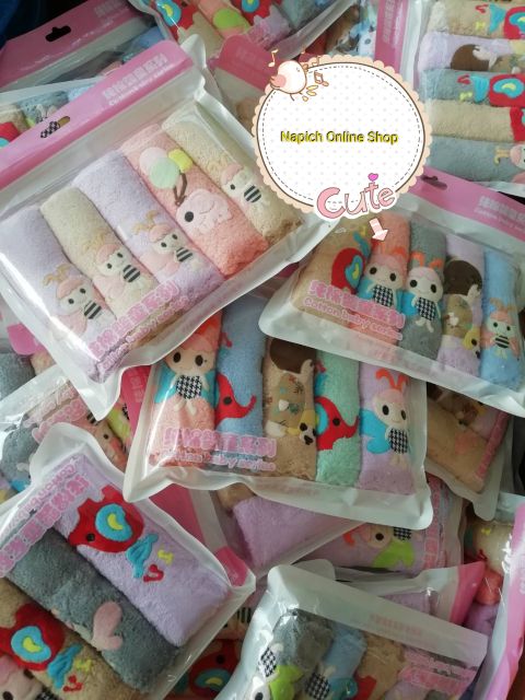 Duck Feather Handkerchief Super Cute Size 25 X 25cm (Sold In The Pack)