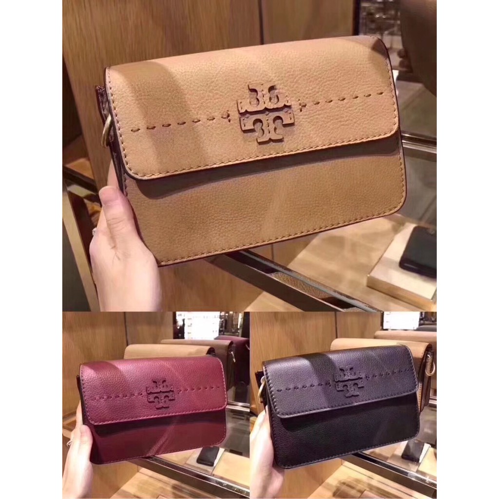 tory burch mcgraw mixed suede shoulder bag