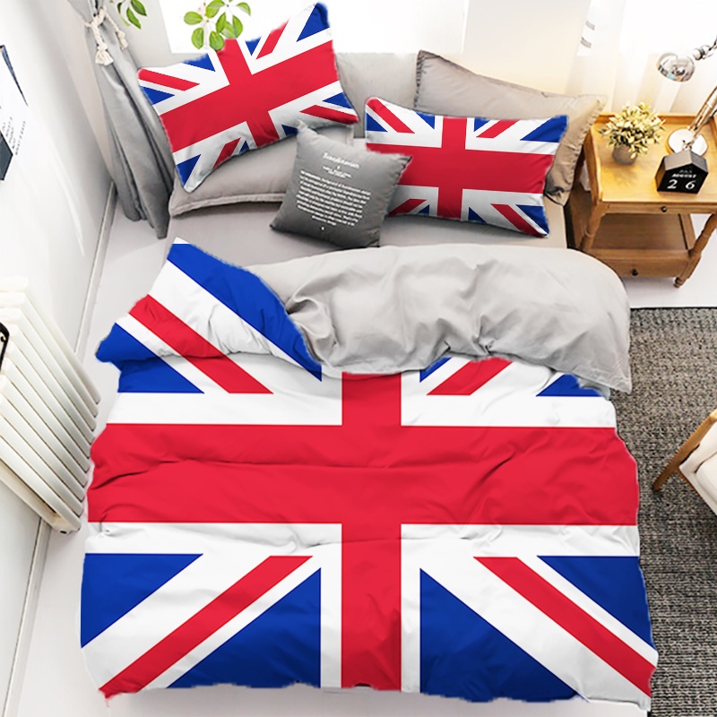 Creative 3d Bed Linens American Canada, American Flag King Size Bedding Set