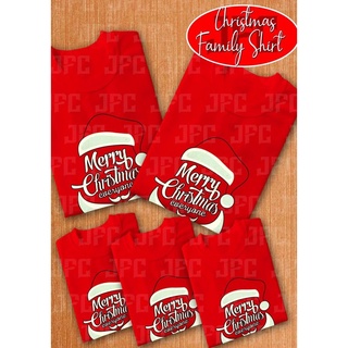 ﹊MERRY CHRISTMAS (HAT) FAMILY SHIRT SOLD BY PIECE JFCPRINTHUB