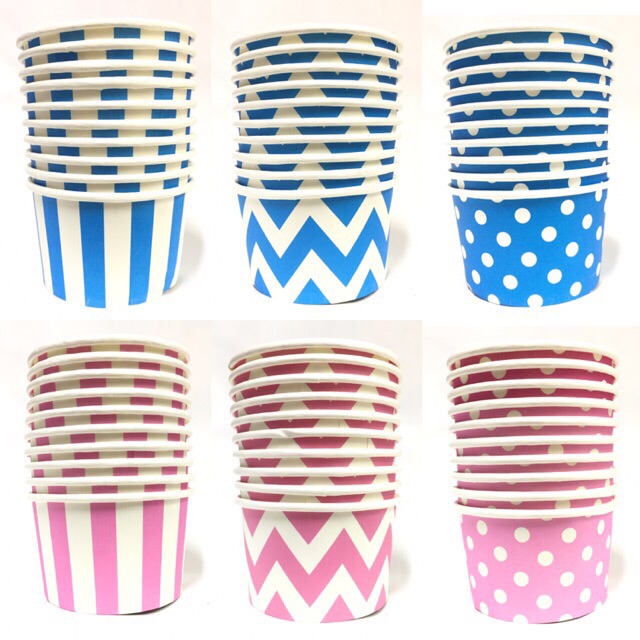 10pcs/pack Ice Cream Cup Paper cup Bowl Shopee Philippines