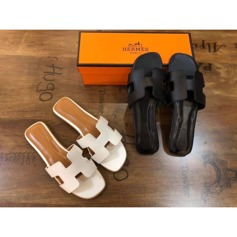 hermes slippers female