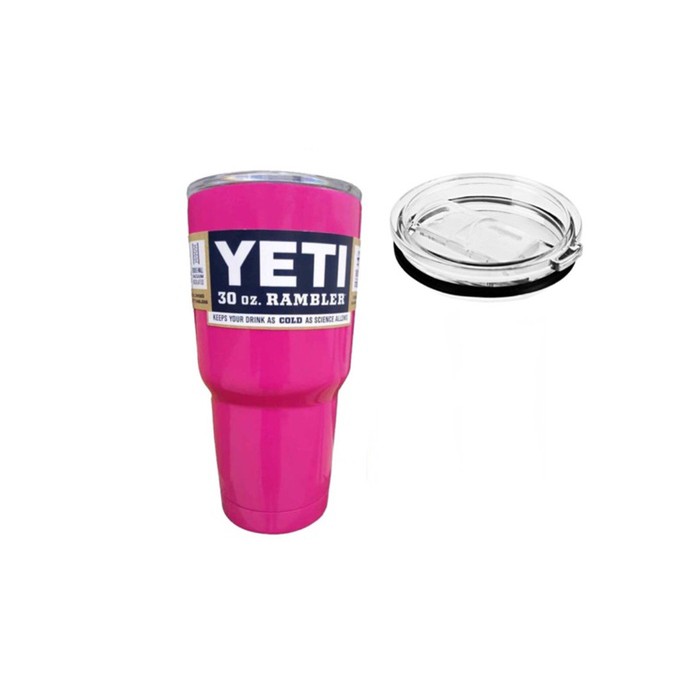 pink yeti rambler 30 oz