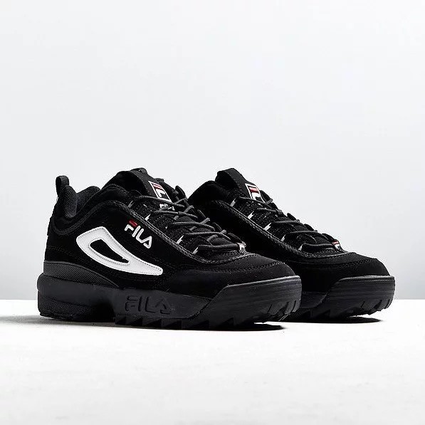 fila disruptor 2 black white