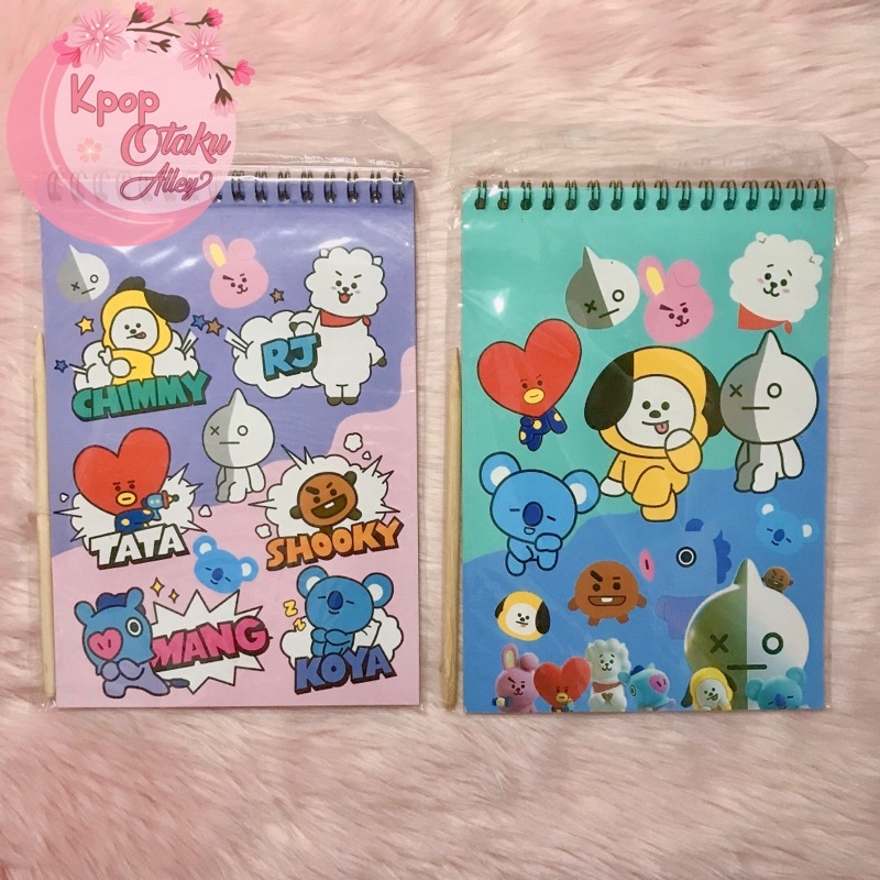 BTS BT21 Scratch Note Pad | Kpop Otaku Alley | Shopee Philippines