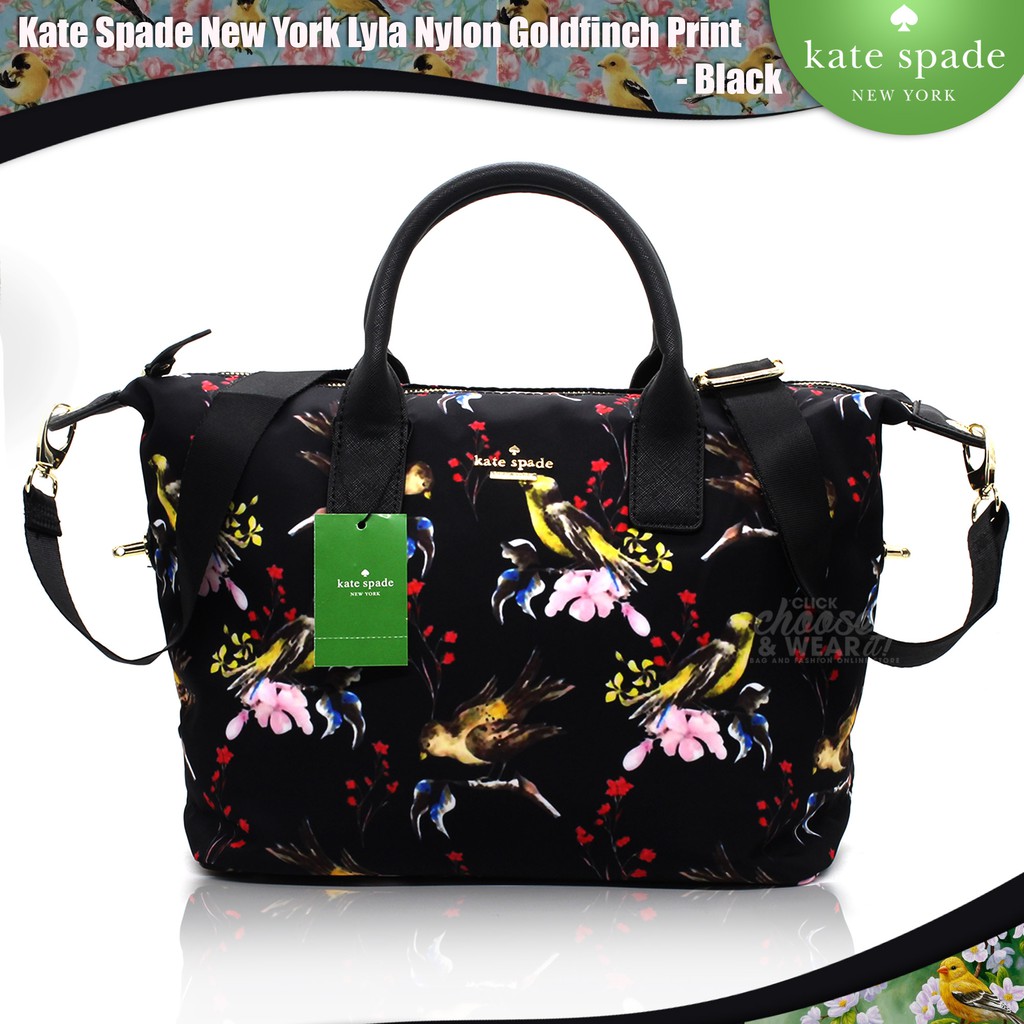 kate spade lyla nylon tote bag