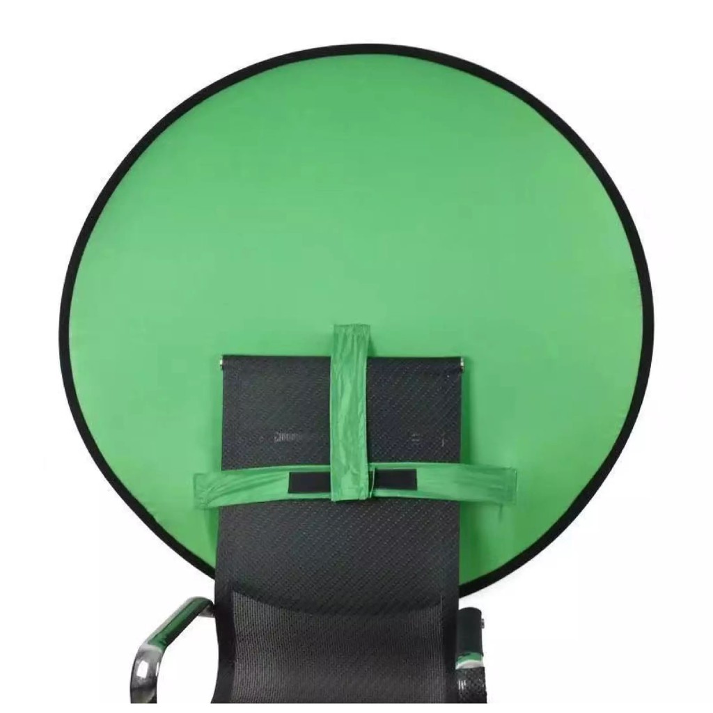 Green Screen for Online Class Webcam Round Background Gaming Chair Online  Streaming | Shopee Philippines