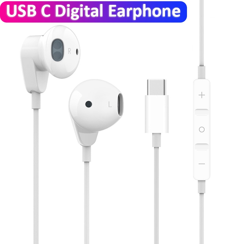 type c earphones with dac