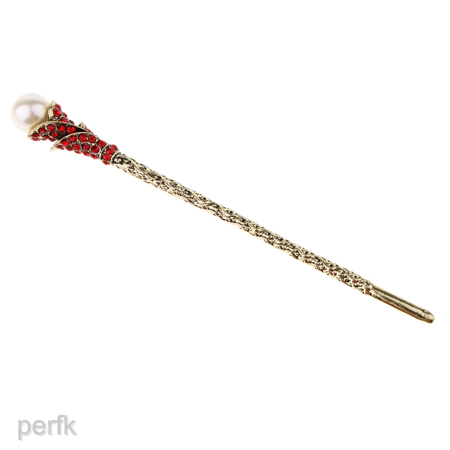 Chinese Hair Chopsticks Hair Decor Rhinestone Pearl Hair Pins Hair