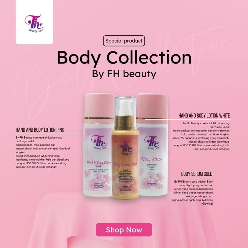 Dr. WIDYARINI BODY WHITENING Package Instant WHITENING BODY LOTION