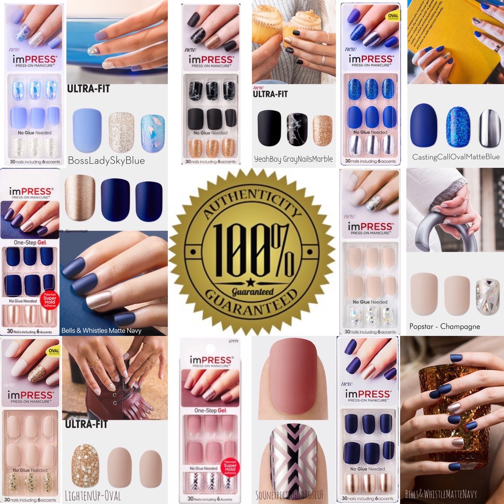Impress Press On Nails Matte Shopee Philippines