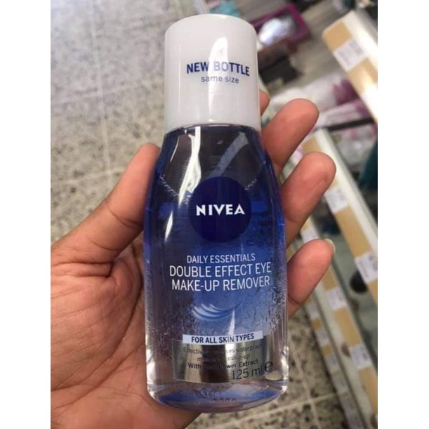 Nivea Double Effect Eye Make up Remover 125ml Shopee Philippines