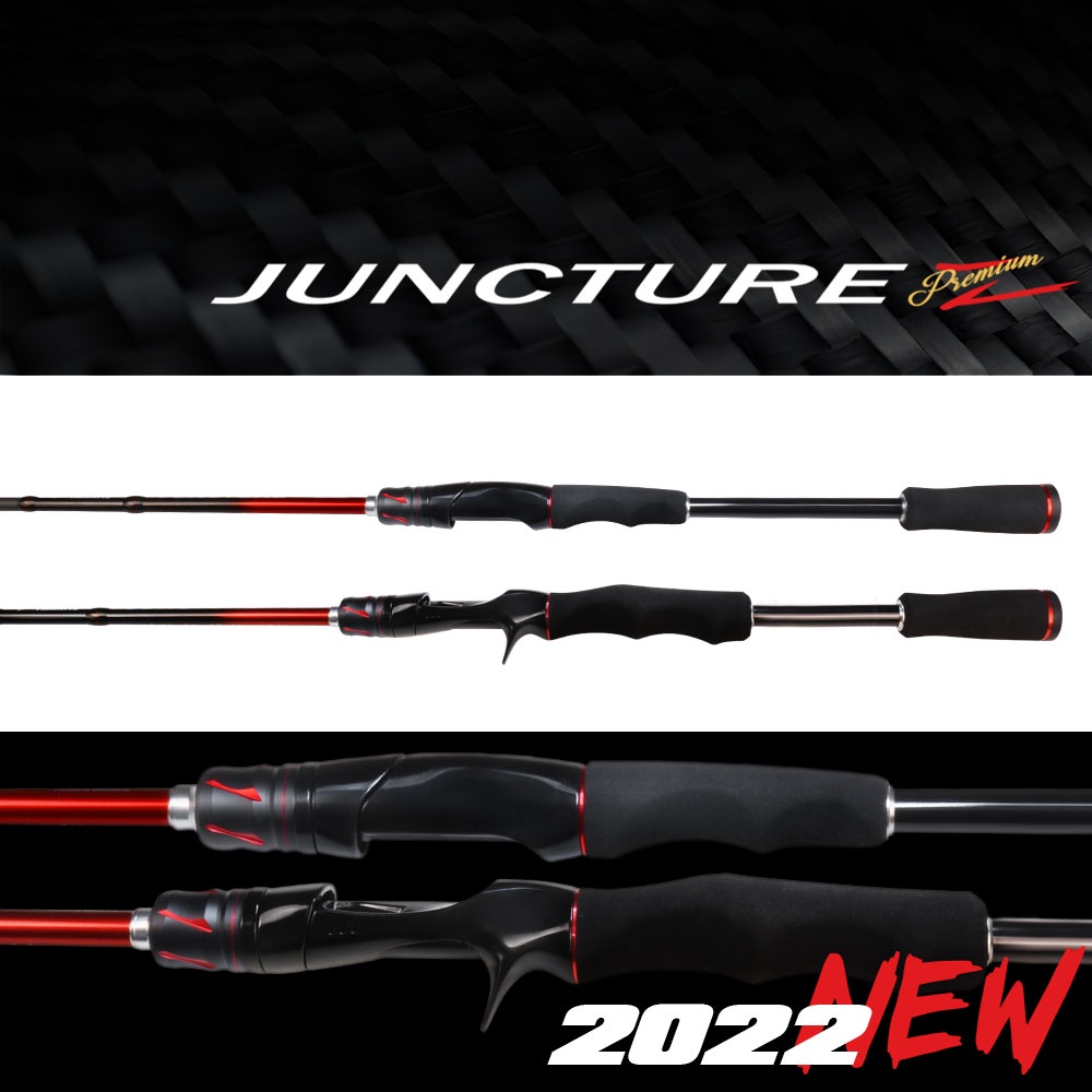 2022 New JUNCTURE Z 1.8M ML/M/MH Full Carbon Spinning Rod Baitcasting ...