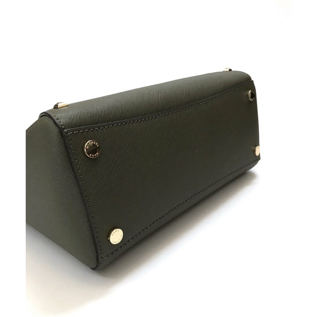 Michael Kors Ciara Studded Medium Messenger Leather Satchel Bag in Olive  Green 35T8GC6M2L | Shopee Philippines