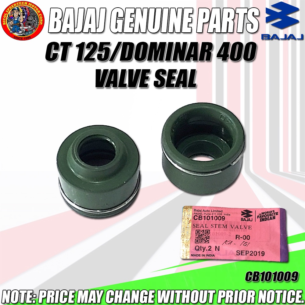CT 125/DOMINAR 400/BYK100 VALVE SEAL (KMC Genuine CB101009) Shopee