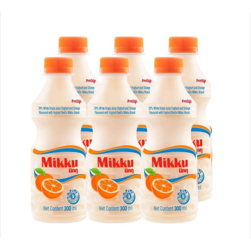 mikku orange yogurt drink 300ml x 4 Shopee Philippines