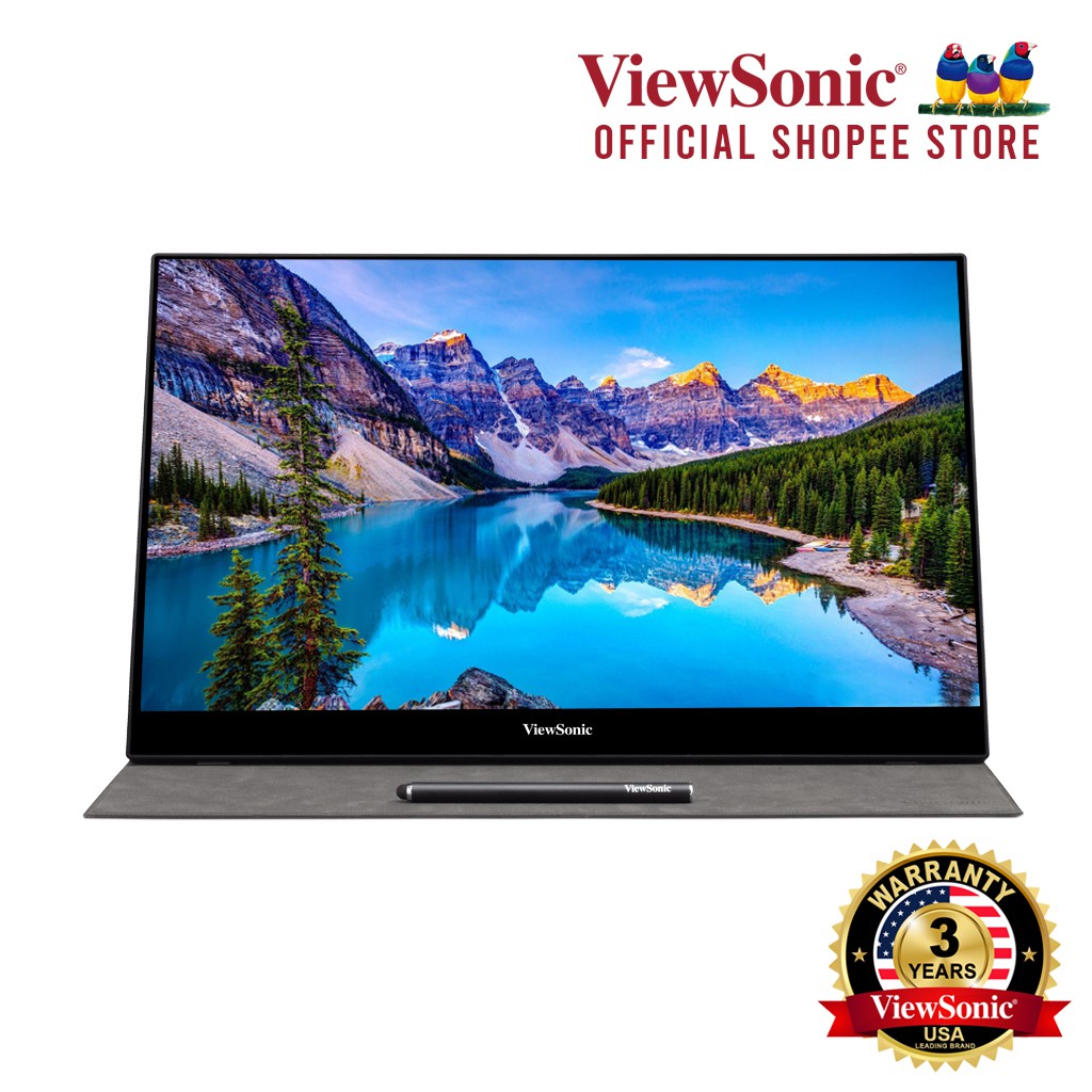 viewsonic td1655 touch portable monitor