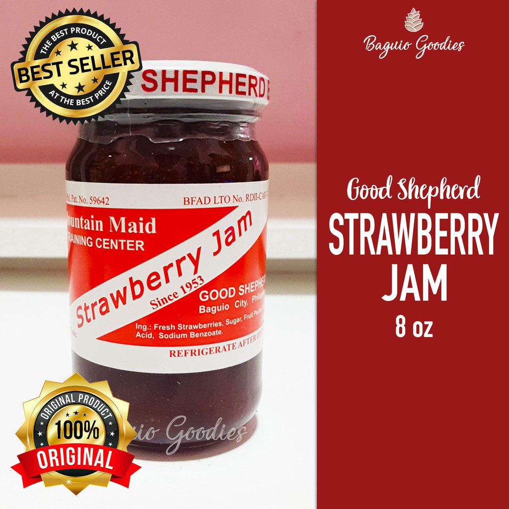 Baguio Strawberry Jam by Good Shepherd Shopee Philippines