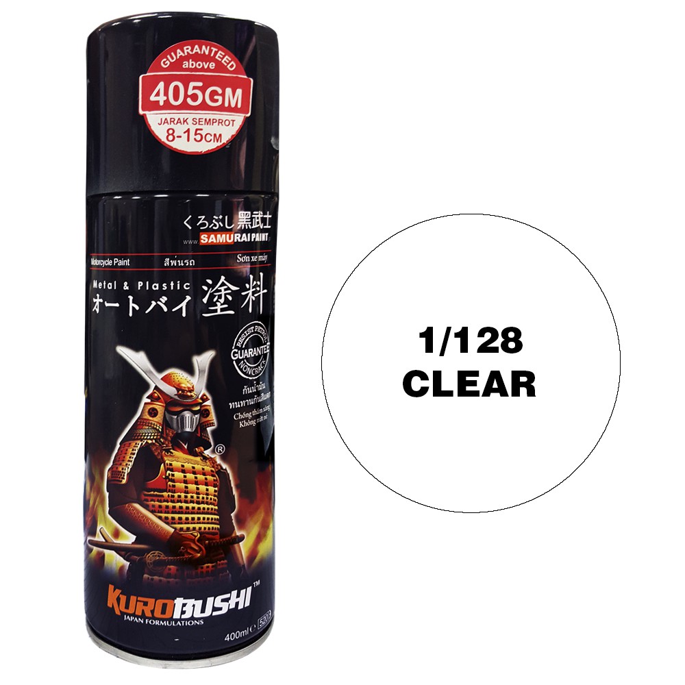 01/128 CLEAR Samurai Spray Paint 400ML Shopee Philippines