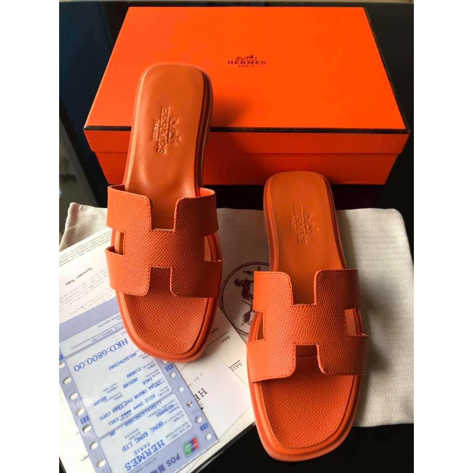 hermes flip flops womens