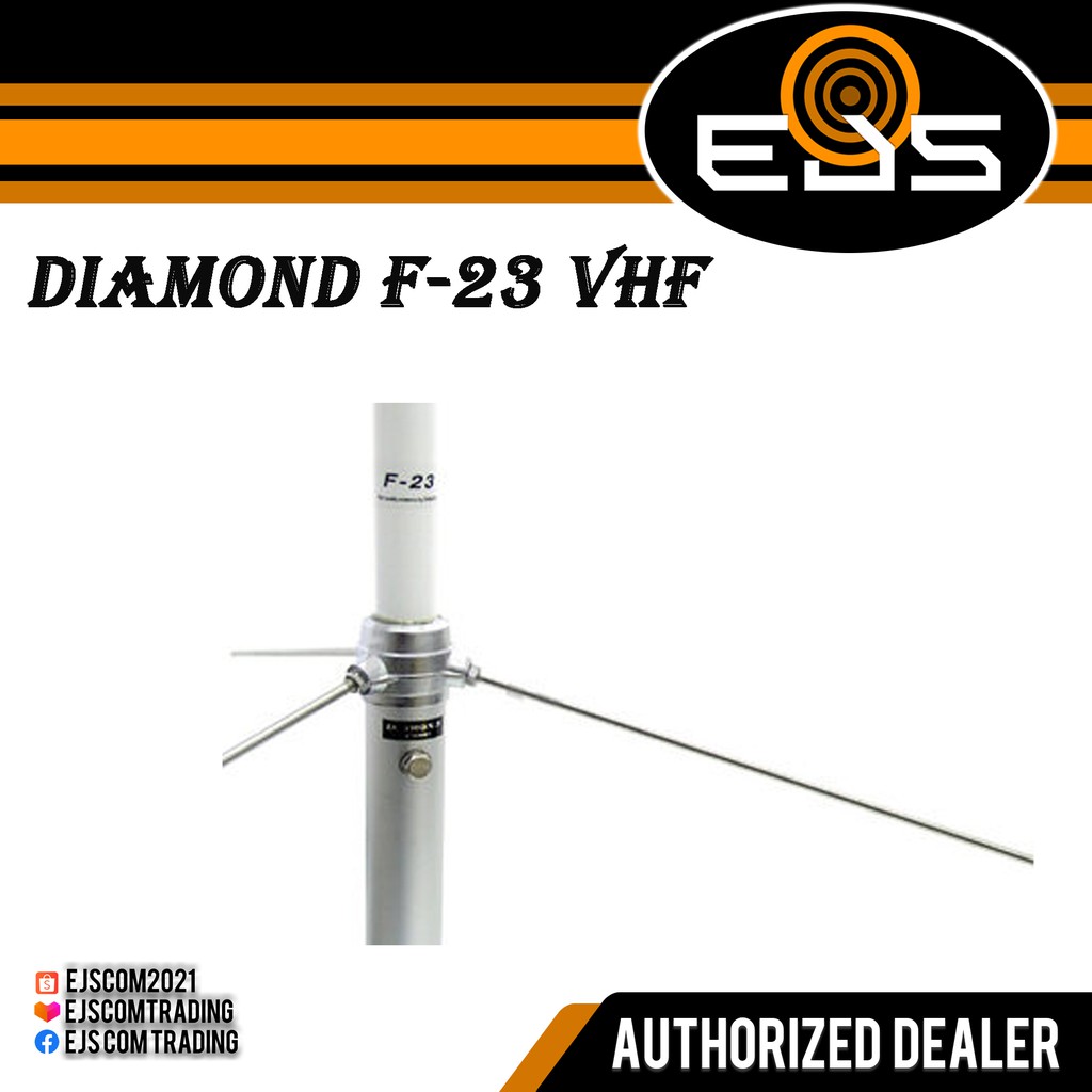 DIAMOND ANTENNA F23 (200 WATTS) Fiberglass VHF (ORIGINAL DIAMOND