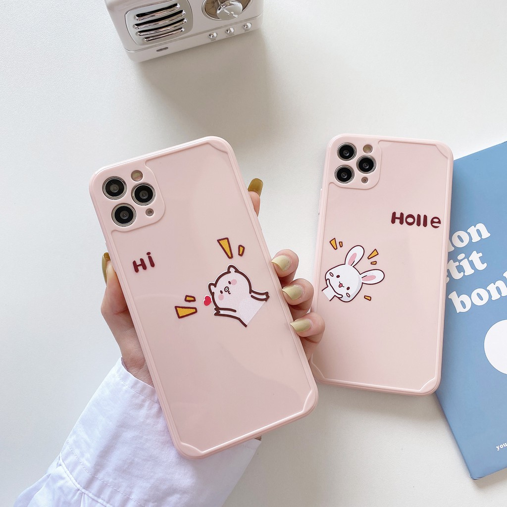 Iphone 12 Pro Korean Hello Rabbit I 11 Pro Max Xr Photo Frame Case Shopee Philippines