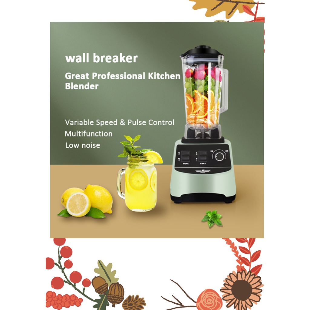 Heavy Duty Commercial Grade Blender Professional Mixer Juicer Kitchen