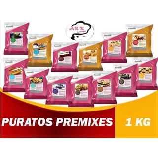 Puratos Premix Cakes 1kg Cake Mix Red Velvet,Chocolates,fudgy brownie,muffins,waffle,cookies etc.