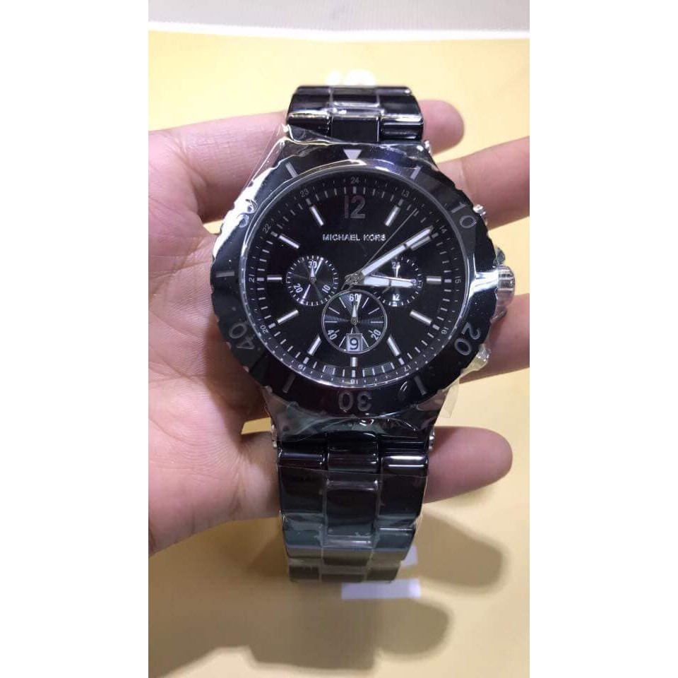 Michael Kors Black Ceramic Dylan Men's Watch - MK8225 | Shopee Philippines