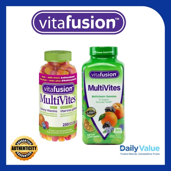 vitafusion MultiVites Multivitamins, 250 gummies (Canada) & 260 Gummies