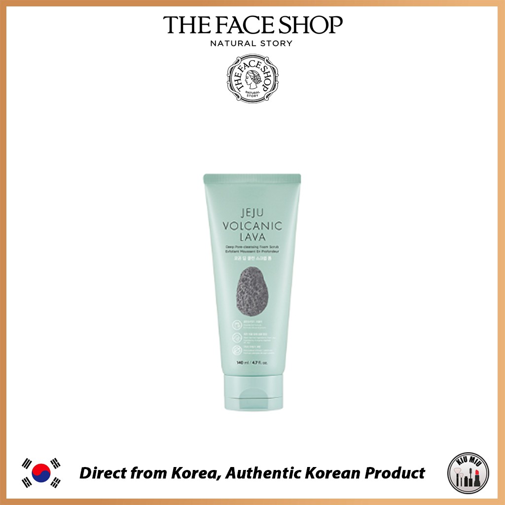 jeju volcanic pore cleansing foam the face shop