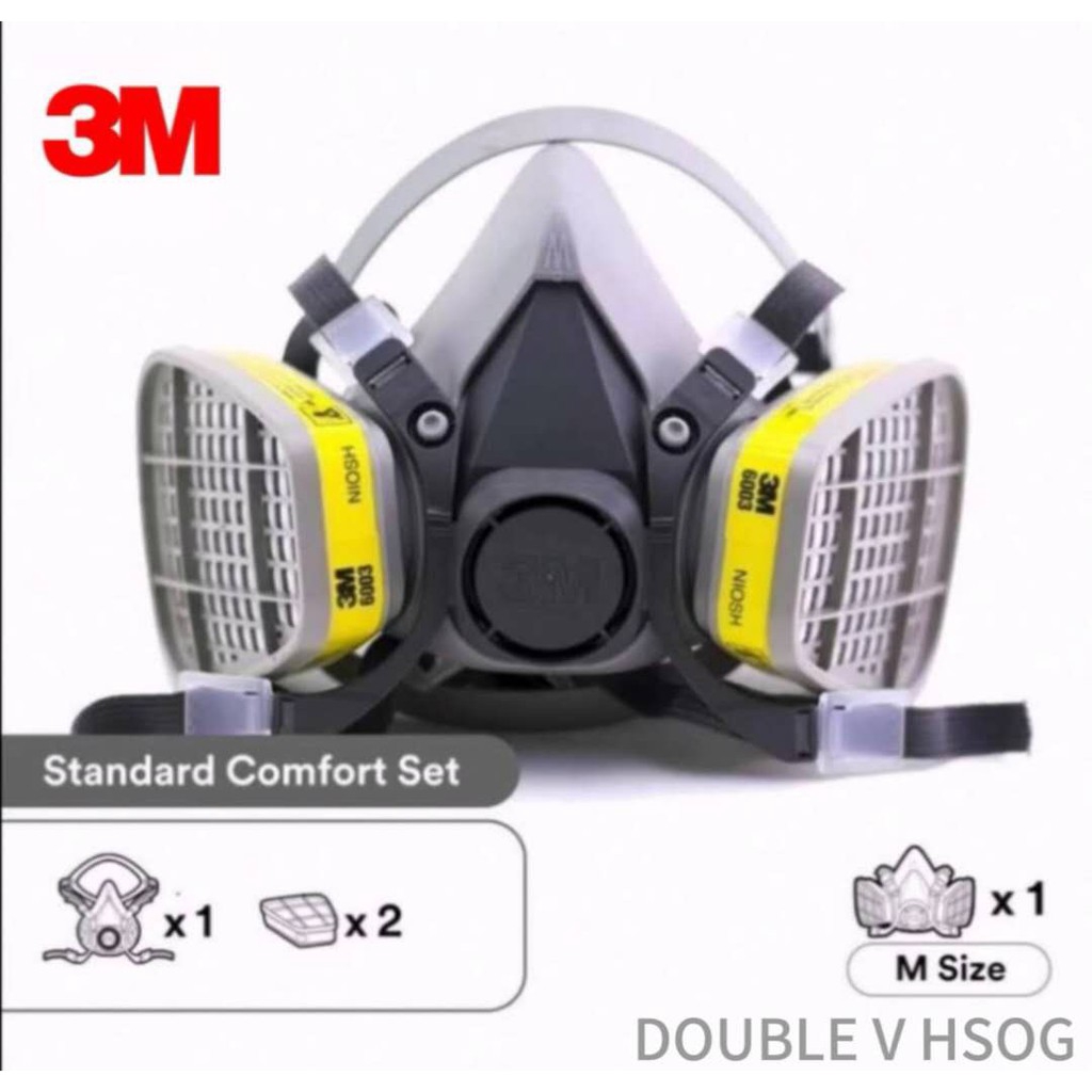 3M 6200 3M 6003 HALF FACEPIECE REUSABLE RESPIRATOR CARTRIDGE ORGANIC