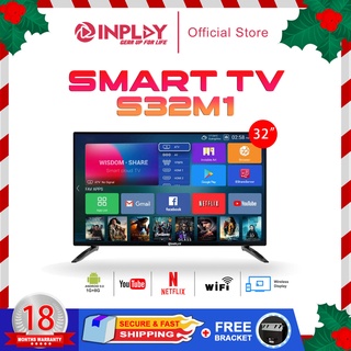 Inplay 32” SMART TV S32M1 | 32 LED TV Android TV Youtube Netflix Screen Mirroring Wifi