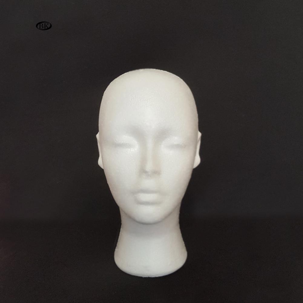 1X Male Female Foam Styrofoam Mannequin Manikin Head Stand Model Wig Hat Di E9Q1 