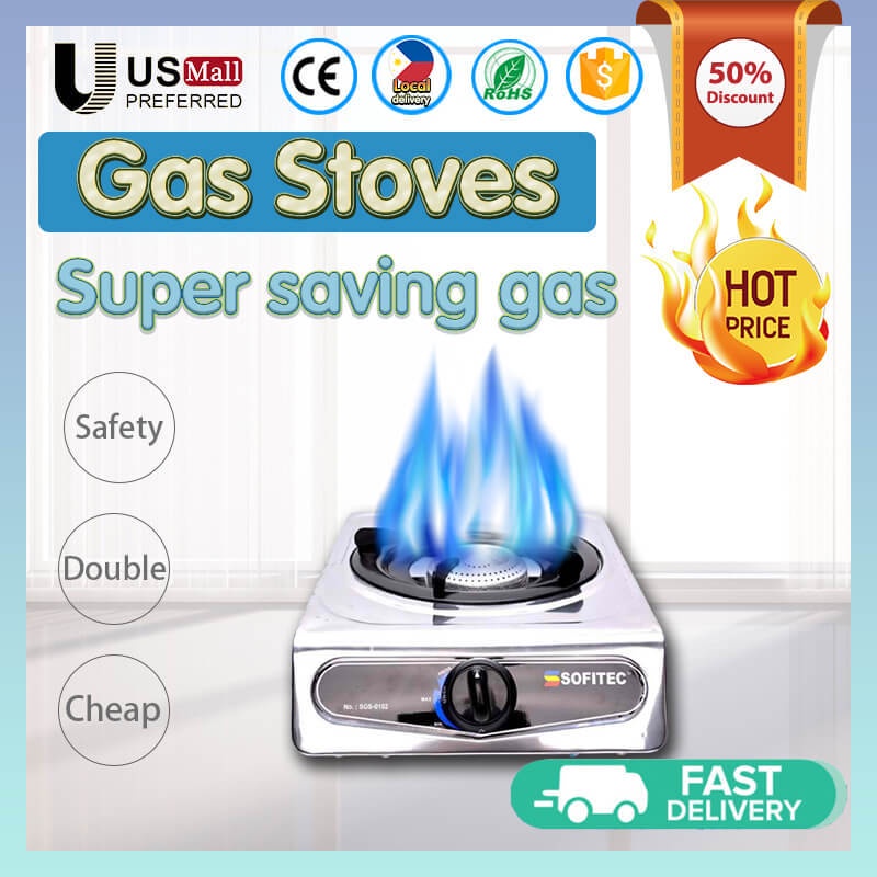 SOFITEC Heavy Duty Single Burner Gas Stove Stainless Body Gas Stove