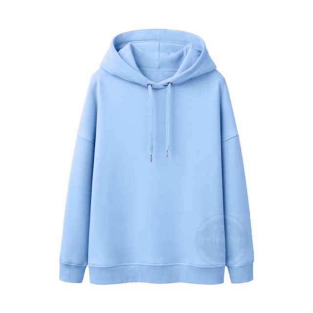 women blue hoodie