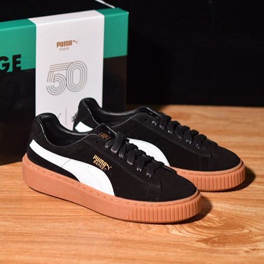puma suede platform