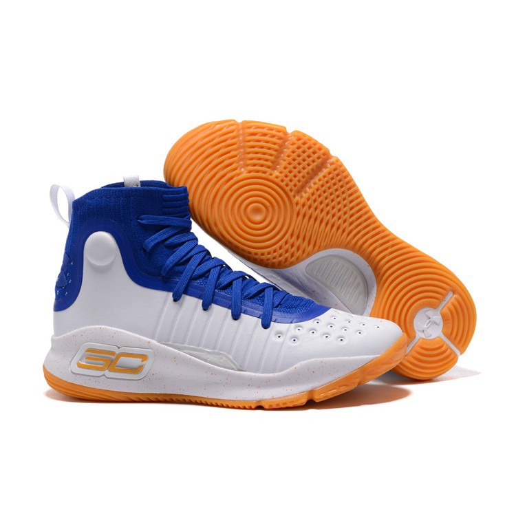 curry 4 blue and white