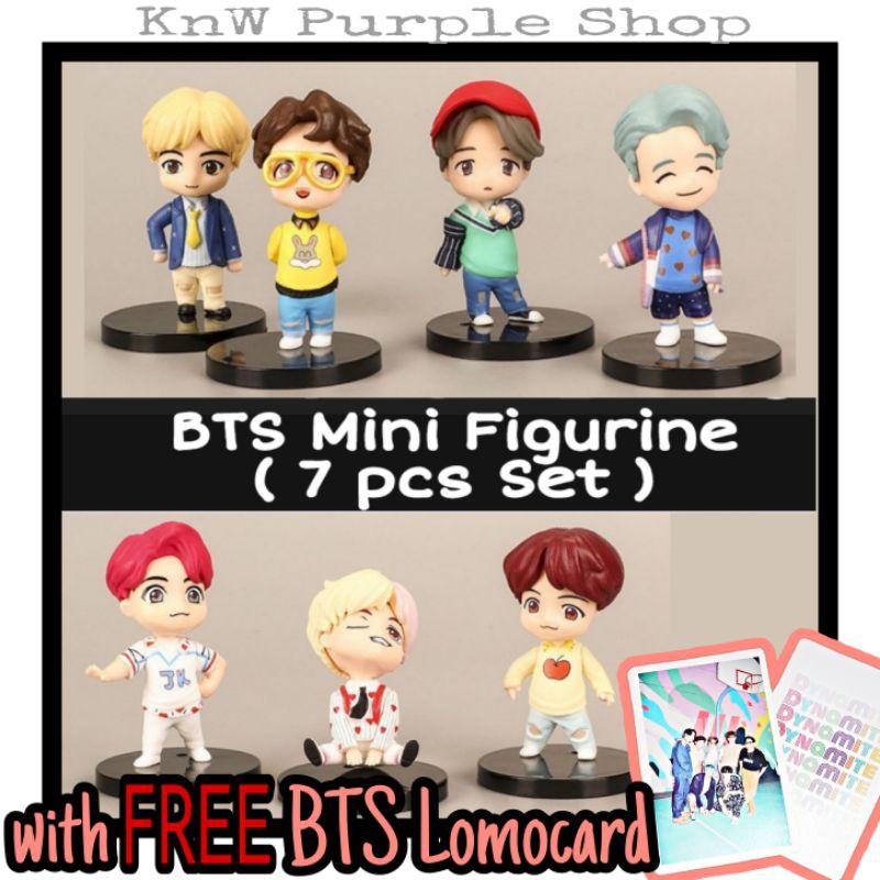 BTS Tinytan 7pcs SET BTS Mini Figurine Pop Up House Of BTS Figure BTS