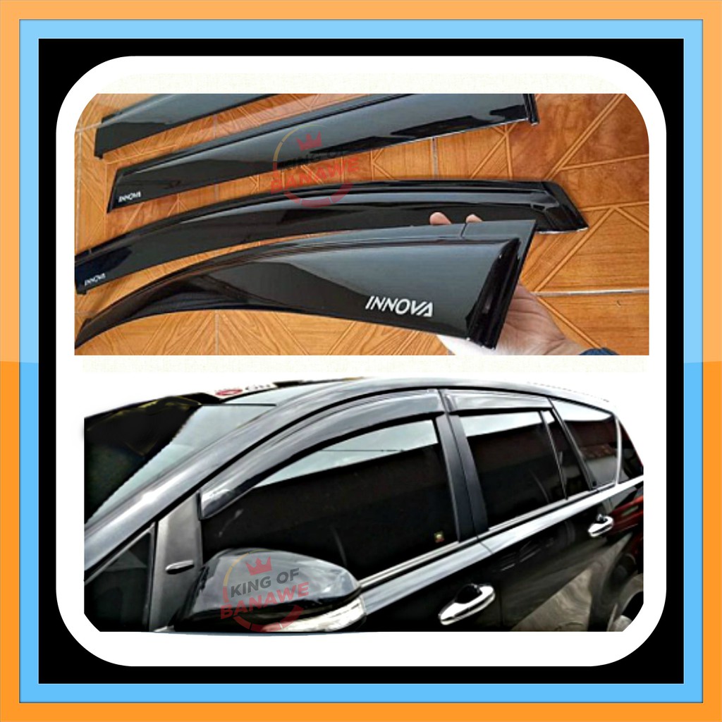 Innova Rain Guard Visor Rain Visor Toyota Innova 20162020 Thailand