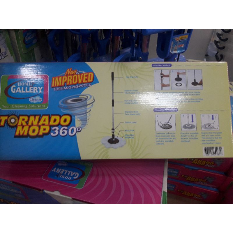 HOME GALLERY TORNADO MOP HANDLE SET SMALL Shopee Philippines
