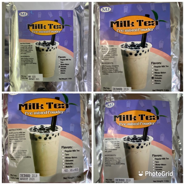 Milk Tea Powder Mix MJ 1kg Shopee Philippines