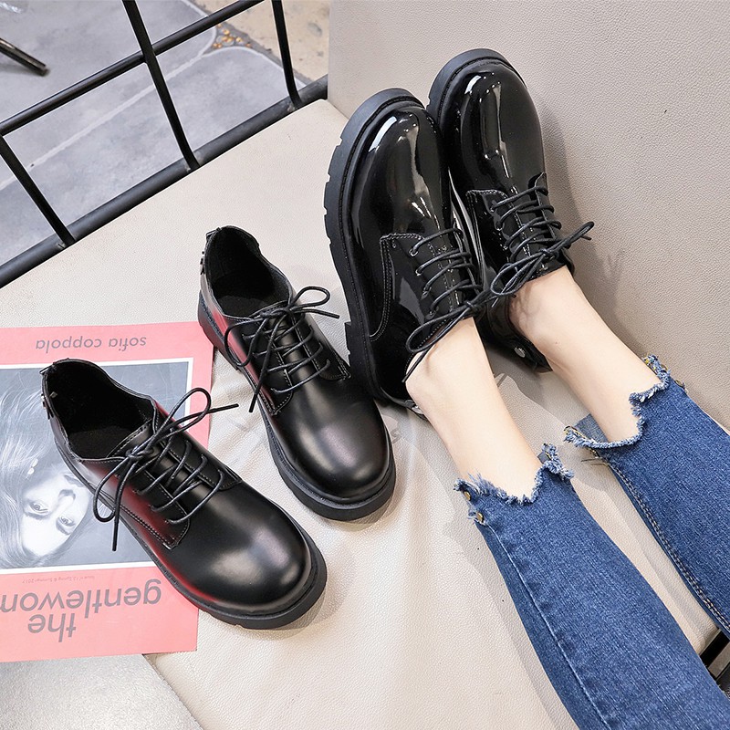 patent leather platform shoes