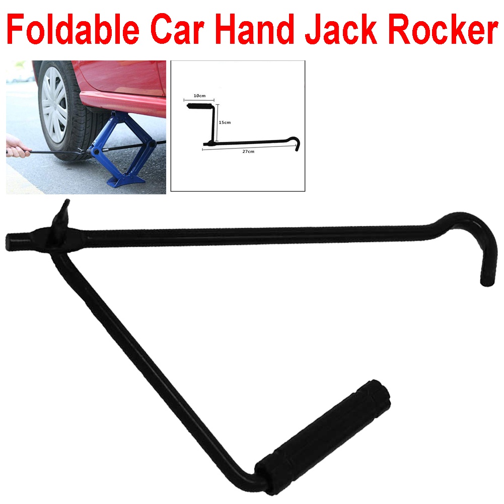 Foldable Car Hand Jack Rocker For Car Jack Folding Handle Scissor Jack