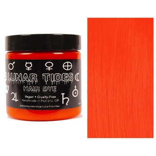【phi local stock】 Lunar Tides Siam Orange  Semi-Permanent Orange Hair Dye - ilovetodye #3