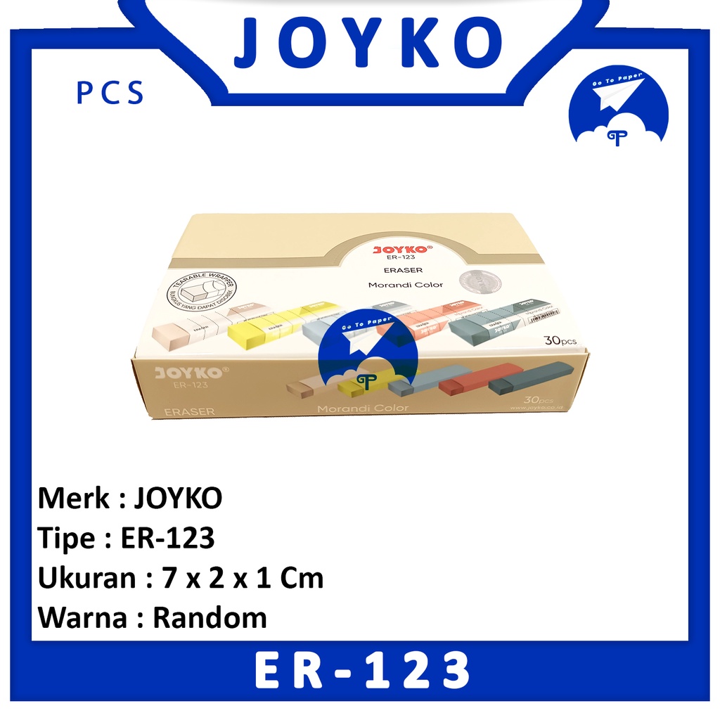 Joyko - Colored Long Eraser ER-123 - Pcs | Shopee Philippines