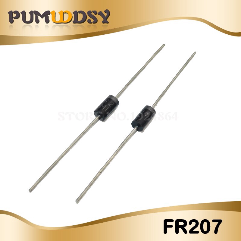 100pcs Rectifier Diode 2a 1000v Do 15 Fr7 Shopee Philippines