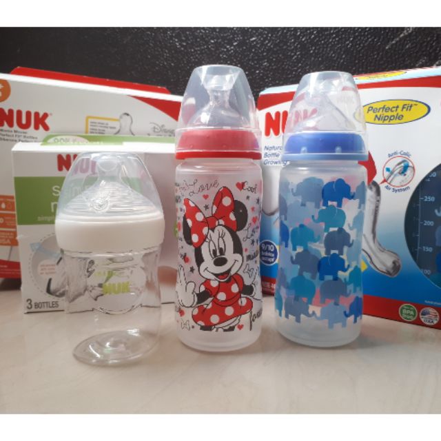 Nuk Orthodontic 10 Oz Feeding Bottle Sold Per Pc Shopee Philippines